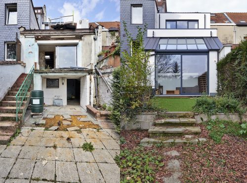 house extension before and after