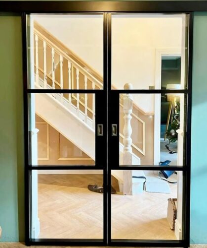 Aluco double door sliding door