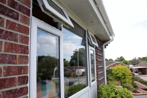 Energy efficient triple glazed casement windows